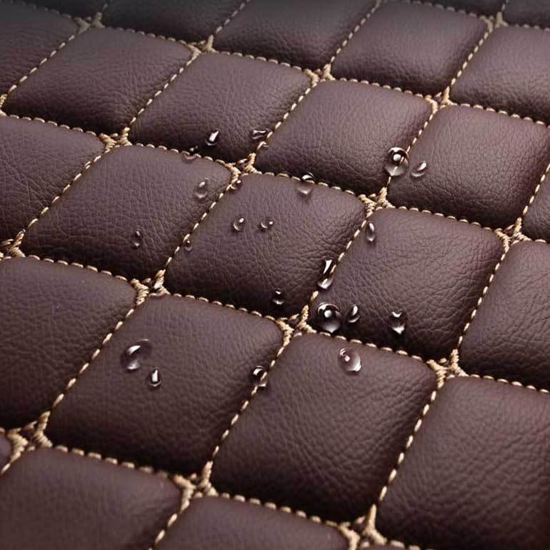 Customized Personalized car Floor mats, All-Weather Luxury car Floor mats, Waterproof and Anti Slip Leather car Floor mat Lining, 95% Customized car, Truck, and SUV Floor mats (Blue)