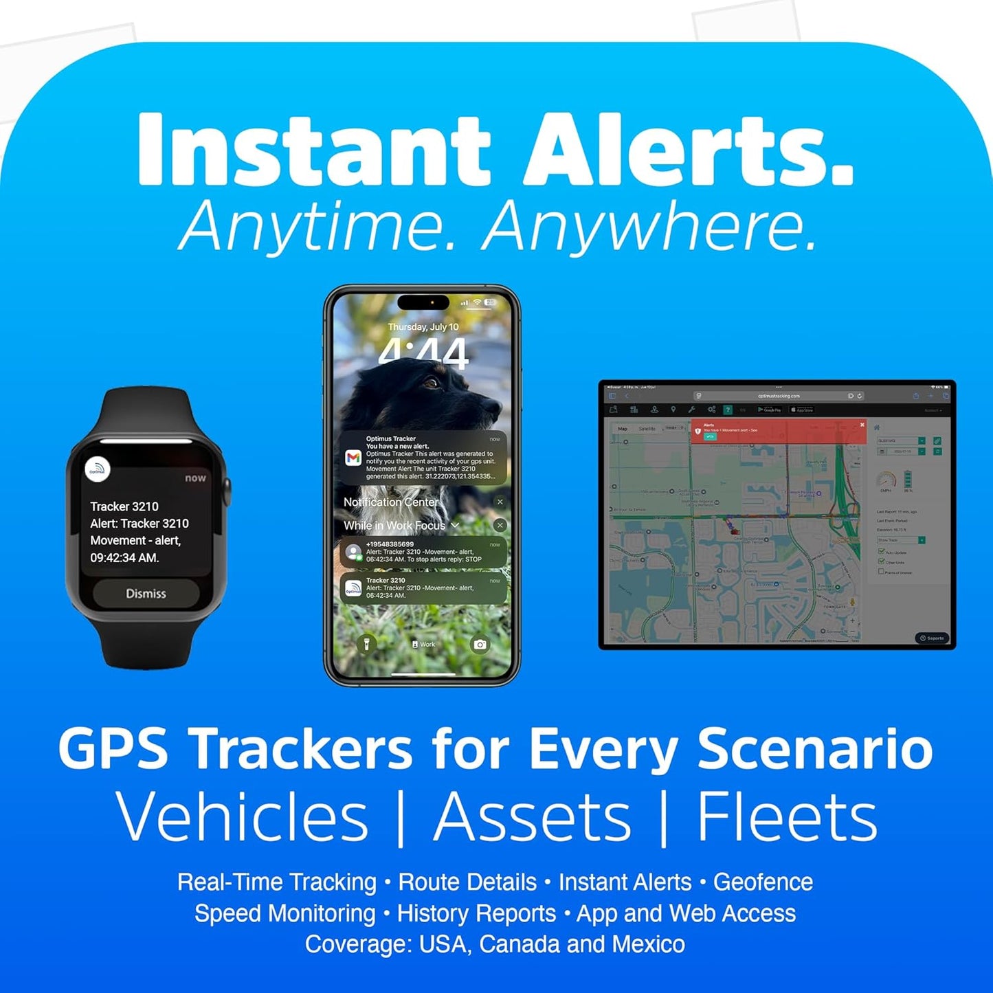 Optimus 2.0 GPS Tracker - Bundle with Twin Waterproof Magnet Case for Vehicles, Assets - 4G LTE - Real-Time GPS Tracking Device – Instant Alerts