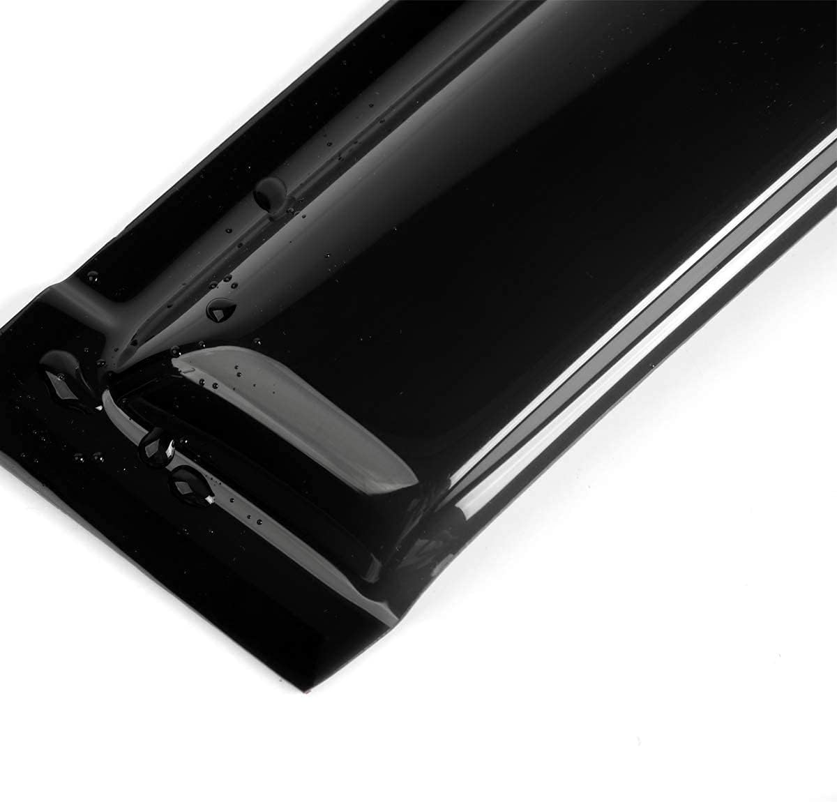 TY4P07 Original Side Window Wind Deflector,4pc Outside Mount Style Nice Sun Rain Guards Set,Window Visor fit for 2005-2015 Toyota Tacoma Extended Cab/Access Cab Pickup