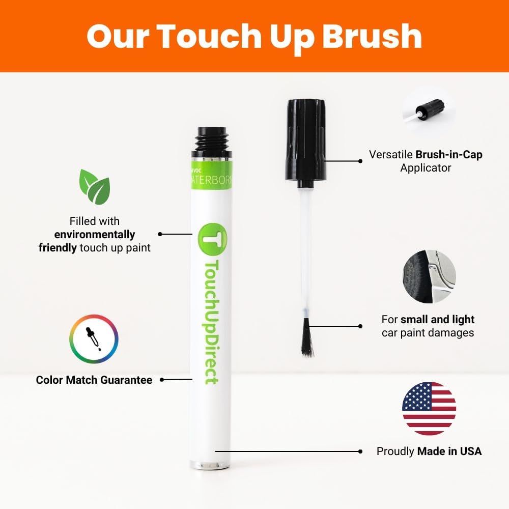 TouchUpDirect 3T0 Moulin Rouge/Ooh La La Rouge Metallic Compatible with Toyota Exact Match Touch Up Paint Brush - Platinum Kit