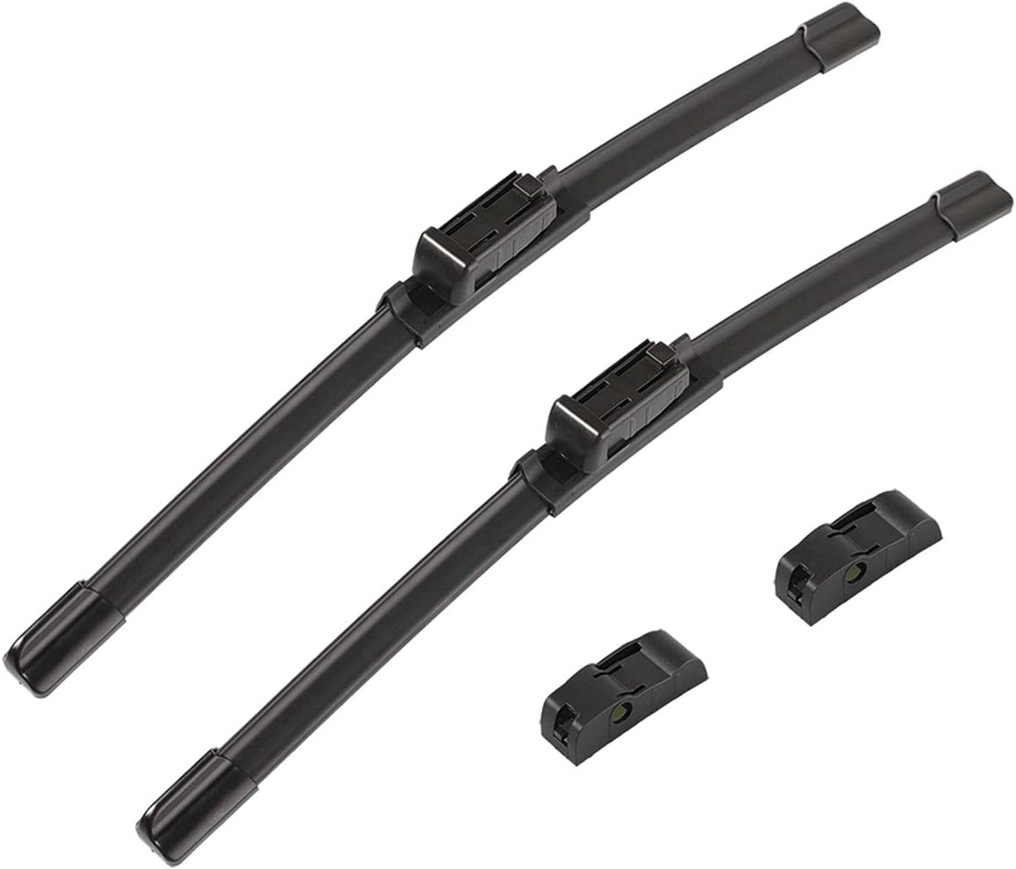 2 wipers Replacement For Benz 2008-2014 W207 W212 W218 W204 Class C250 C300 C350 C63 AMG W218 C218 CLS550 CLS63 AMG Replacement Windshield Wiper Blades Set 24"+24"(Set of 2)
