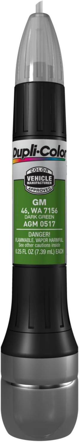 Dupli-Color AGM0517 Scratch Fix All-In-1 Exact-Match Automotive Touch-Up Paint – General Motors Dark Green – 0.25 oz. Paint Pen
