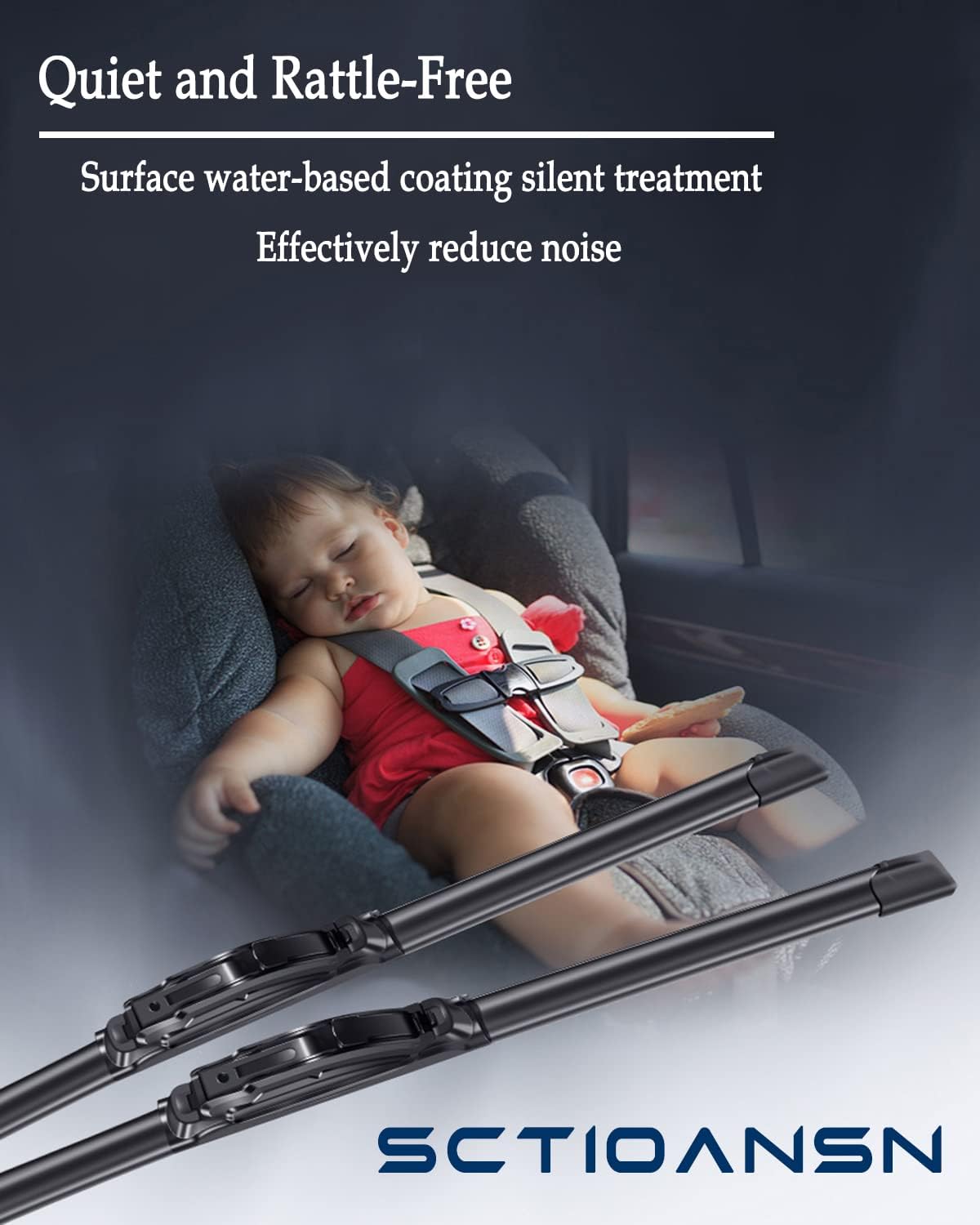 3Pcs Jeep Wangler Windshield Wipers 2007-2017, Jeep Wrangler JK 2008-2018,Original Equipment Replacement Windshield Wiper Blades for My Car- 15"/15"/13" (Pack of 3) J- HOOK