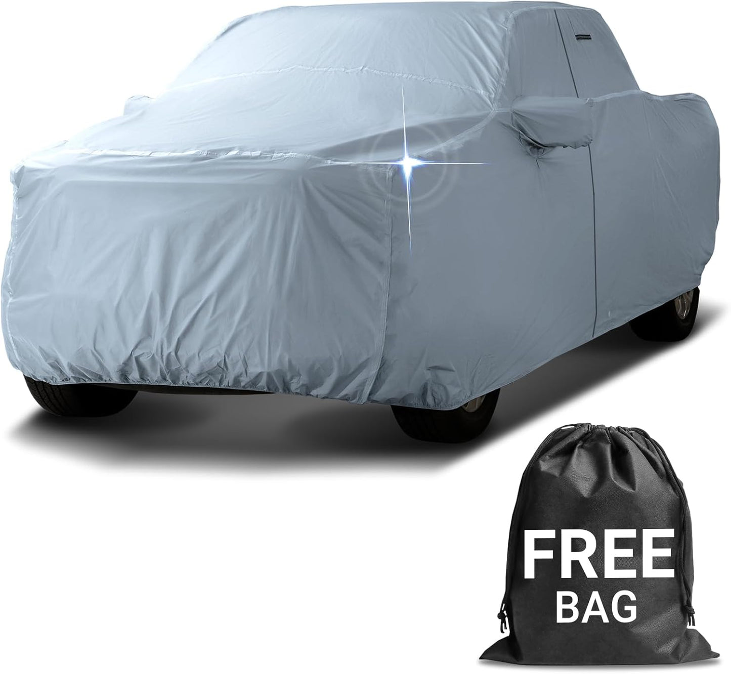 iCarCover Fits 2015-2022 Canyon Crew Cab, 6.2 ft Regular Bed GMC Truck Cover Automobiles Form-Fit Padded Full Exterior Waterproof Automobiles Protection Covers