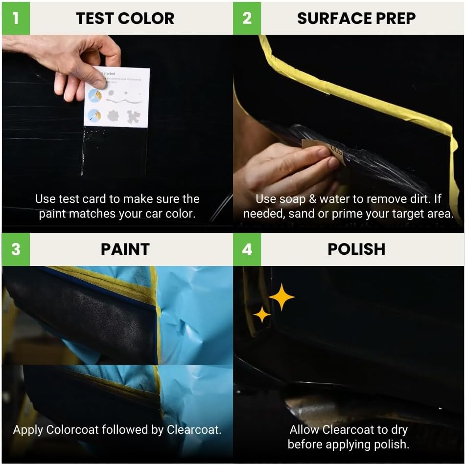 TouchUpDirect 056 White/Natural White for Toyota Exact Match Touch Up Paint Aerosol - Platinum Package