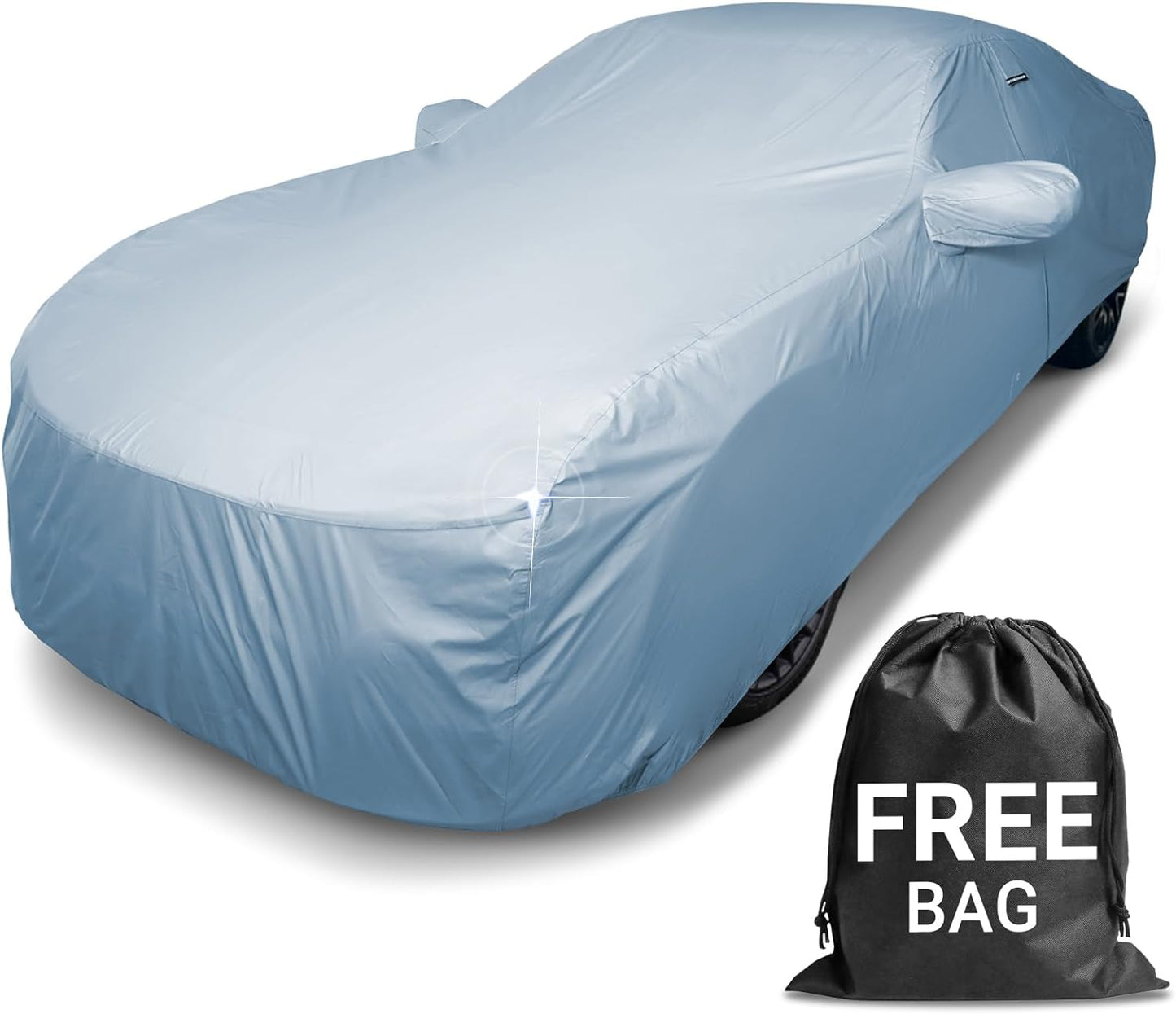 iCarCover Premium Car Cover for 1986-1988 Buick Riviera Heavy Duty Waterproof All-Weather Automobiles Custom Fit Indoor Outdoor UV Snow Protection Covers with Straps and Bag