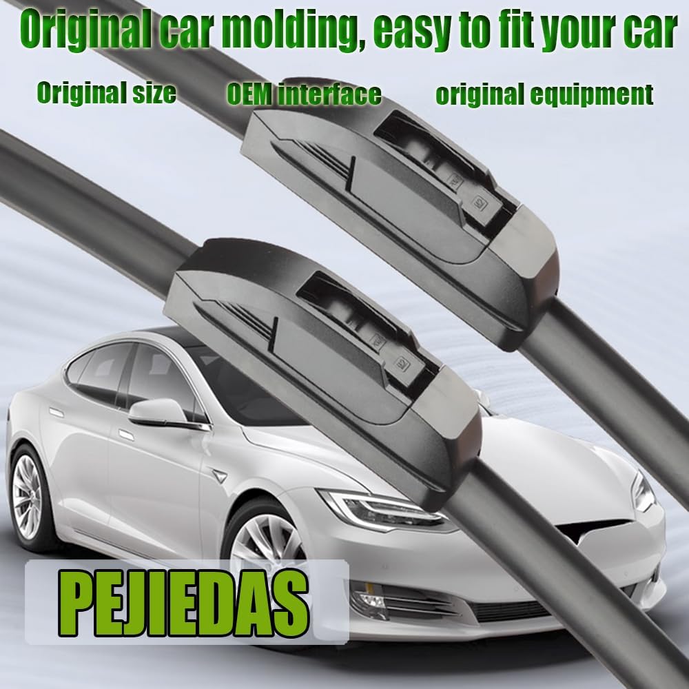 3 Wiper Blades, Front Wiper + Rear Wiper Blades for Nissan Rogue 2008-2013/Rogue select 2014 2015 (26 inch + 14 inch + 12 inch) OE Original Style