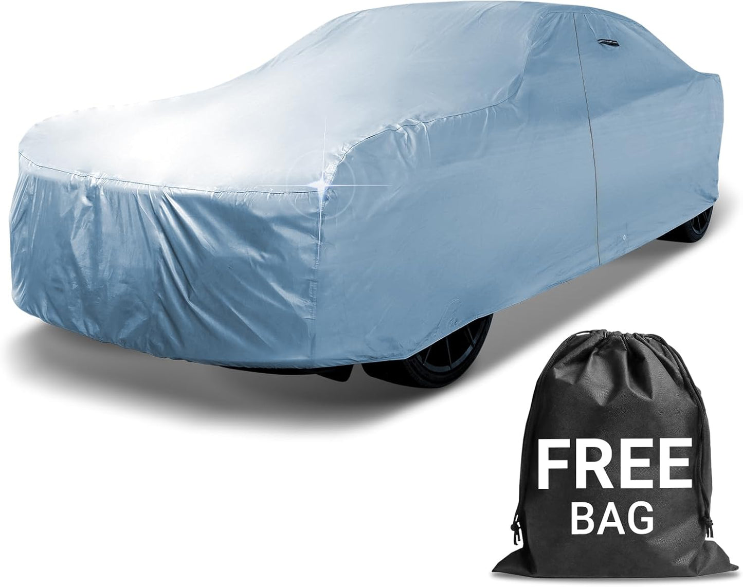 iCarCover Fits 1955-1958 Pontiac Chieftain 2-Door, 4-Door Car Cover Automobiles Form-Fit Padded Full Exterior Waterproof Automobiles Protection Covers