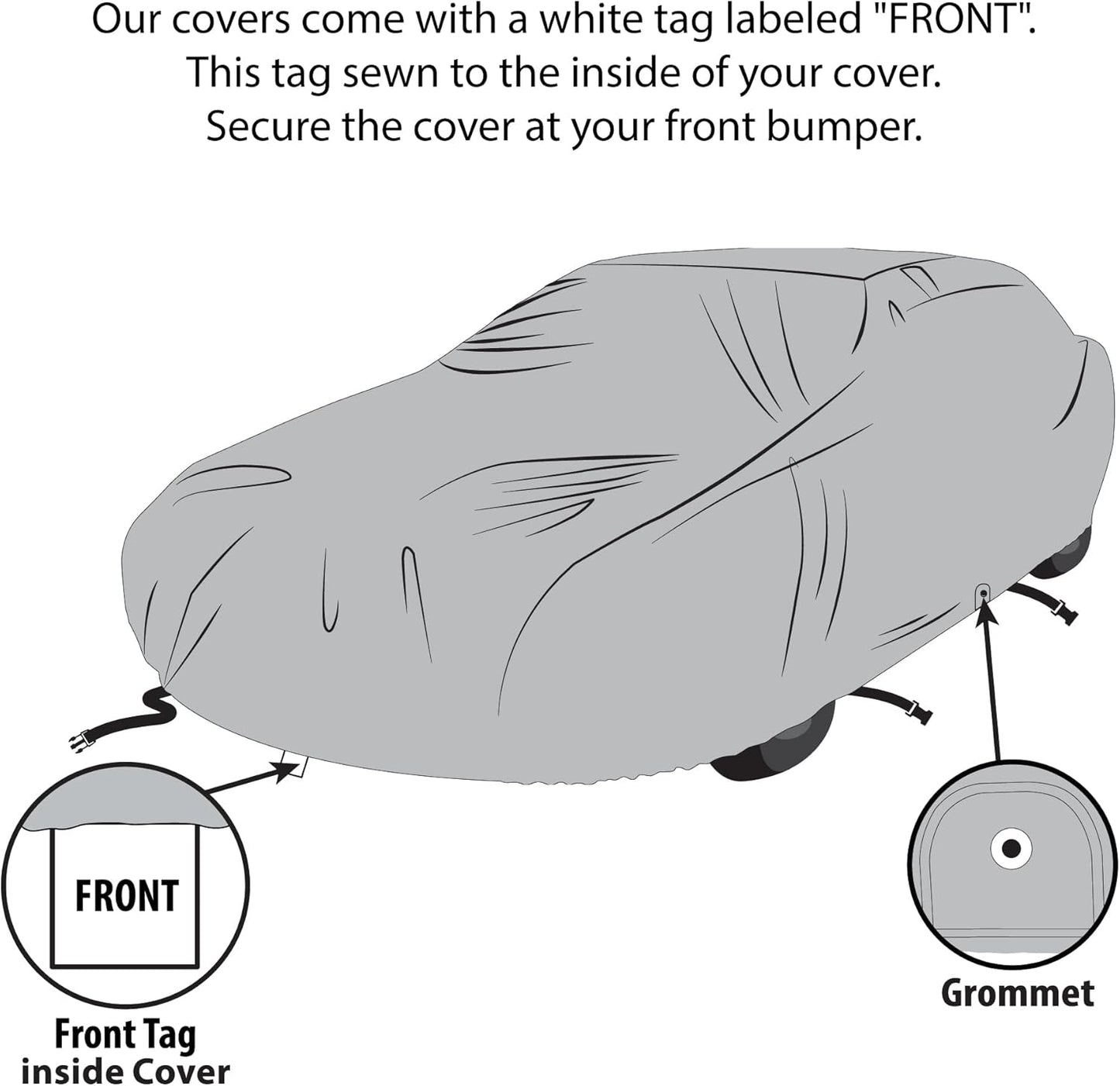 USCarCover 5 Layer All Weather Protection, Breathable Car Cover for Jeep Liberty 2002-2013 SUV Pollution, Dust, Sun, Snow, Rain