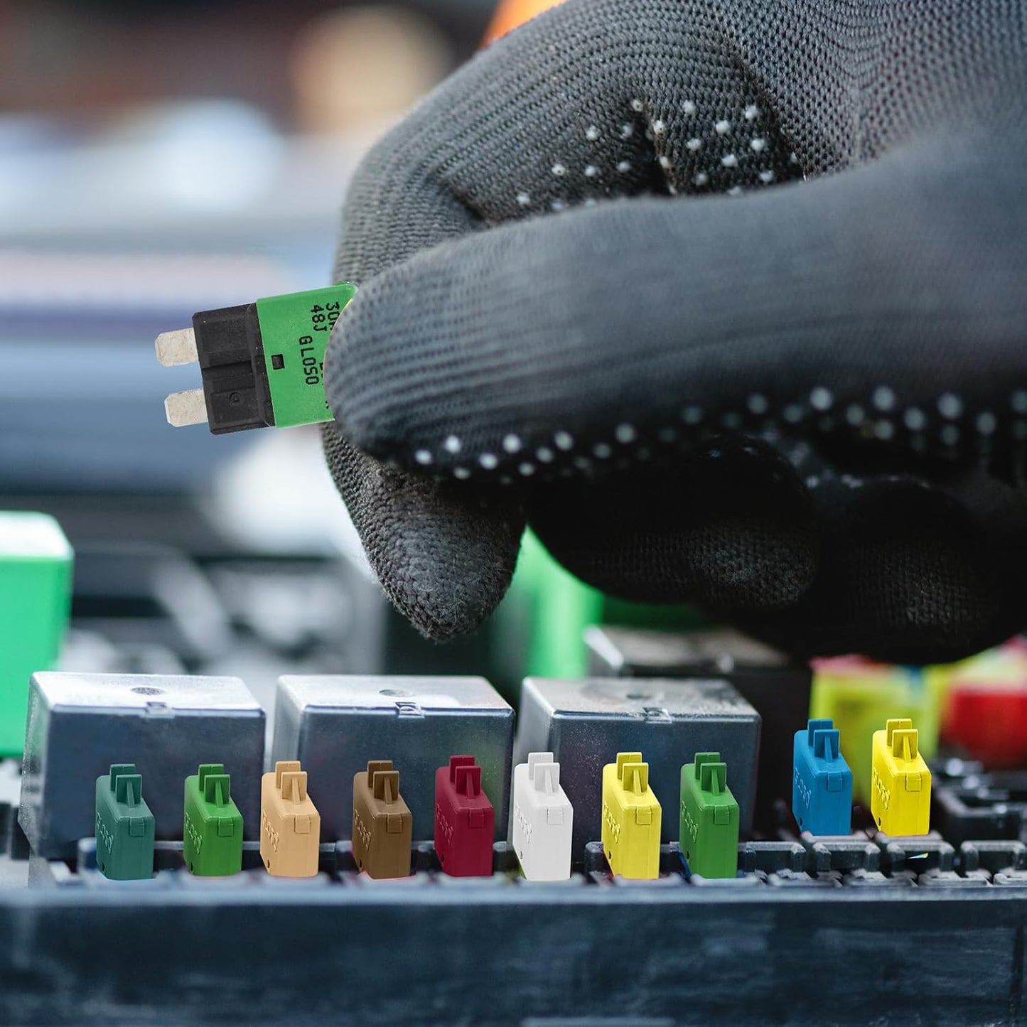 GLOSO Circuit Breakers E39 Manual (T3) Reset Low Profile ATC/ATO (3A - 5 Pack)