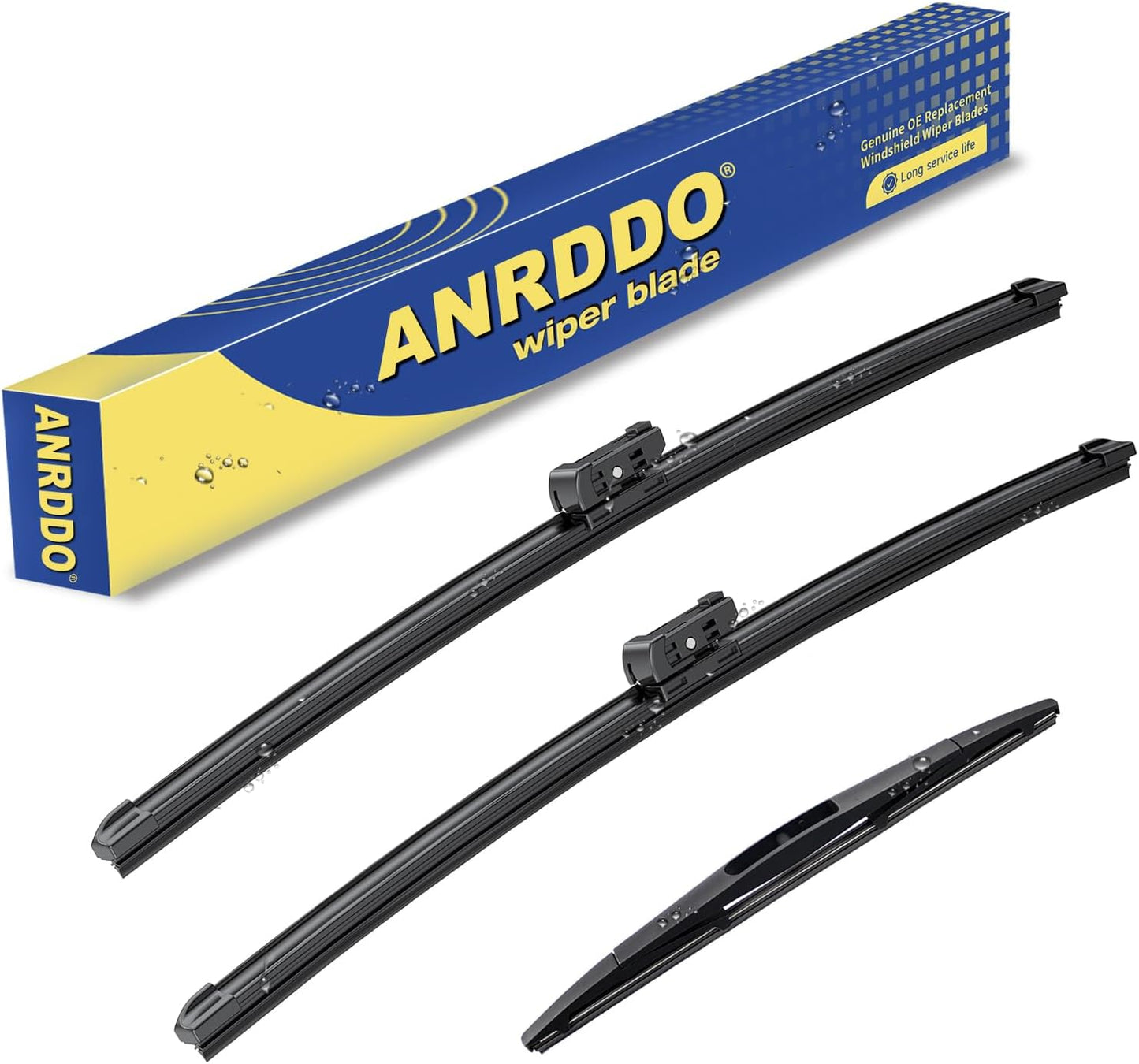 3 Wipers Factory Replacement For Subaru Outback 2020-2022 2023 2024 Original Equipment Replacement Windshield Wiper Blades Set 26"+18"+16" (Set of 3)
