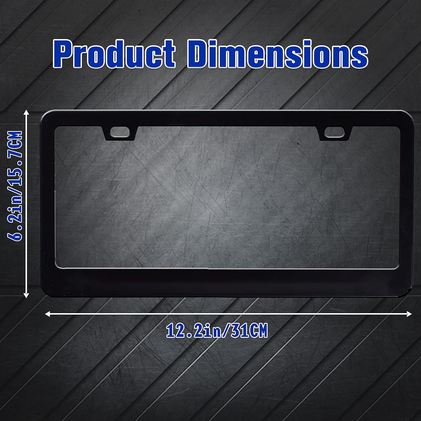 John 3:16 Jesus Loves You License Plate Frame Christian License Plate Frames Personalise Stainless Steel Funny Design Compatible With Standard License Plate Holder For Usa Canada 6 X 12 In With Screws