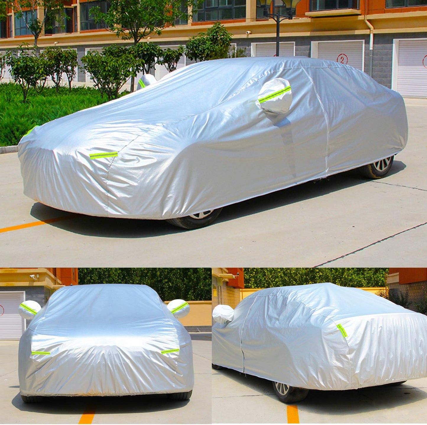KouKou Oxford SUV Car Cover Custom Fit Volvo XC90 from 2002 to 2025, Waterproof All Weather with Zipper Door, Sun Rain Dust Snow Protection. (Ships from US Warehouse, Arrive Within 3-7 Days)